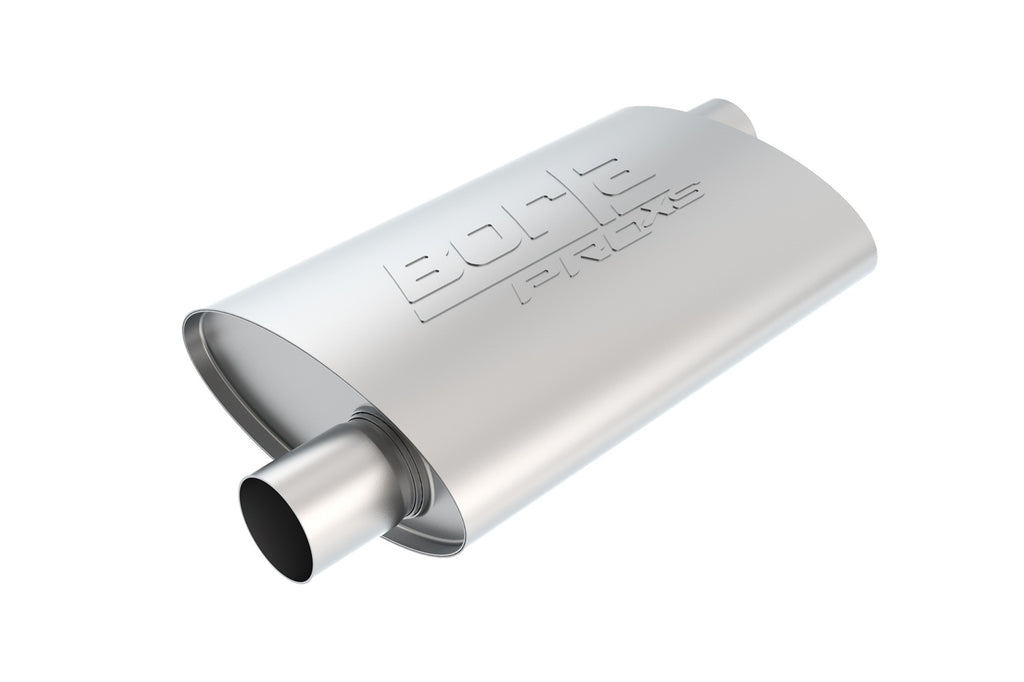 ProXS Muffler 2in Offset Inlet/ 2in Center Outlet 4in X 9.5in Oval X 14in Long Body