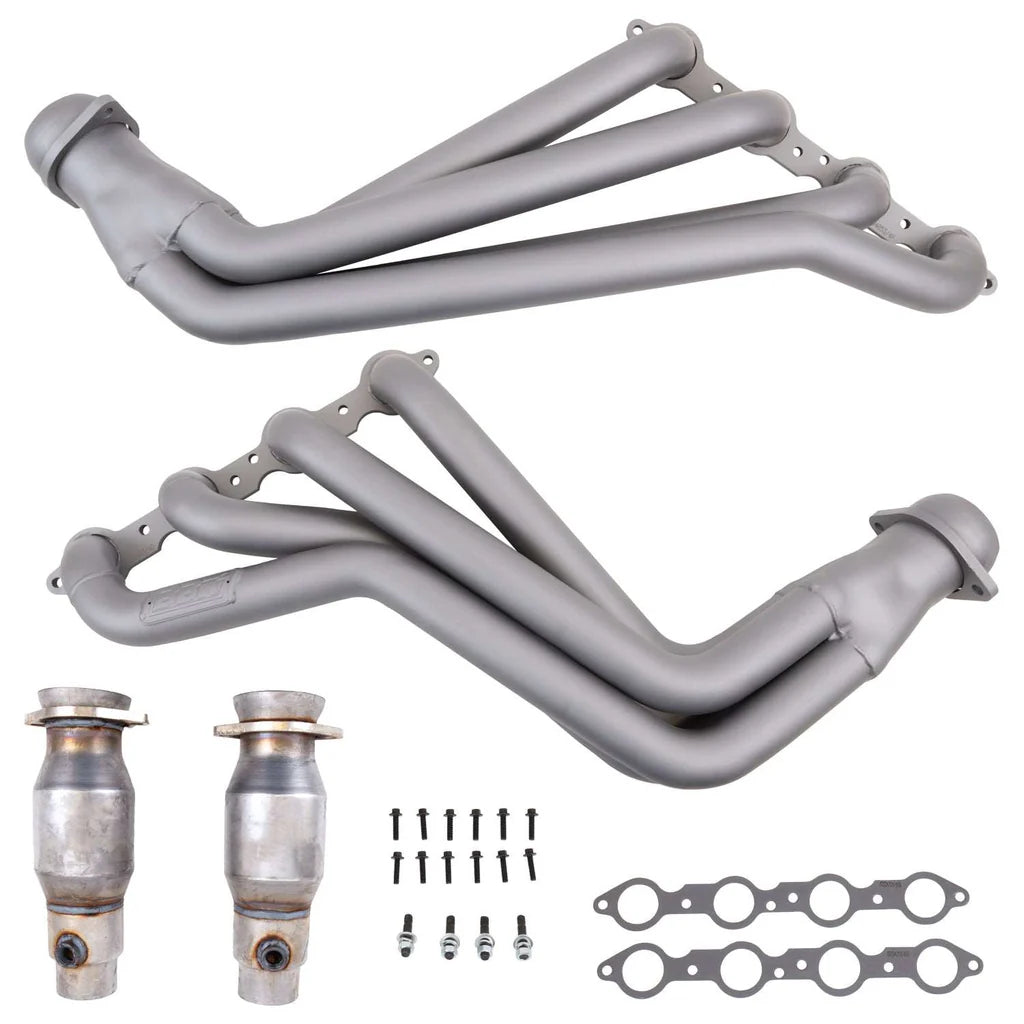 2010-2015 BBK CAMARO LS3/L99 1-7/8 LONG TUBE HEADERS W/CATS SYSTEM (Titanium Ceramic)