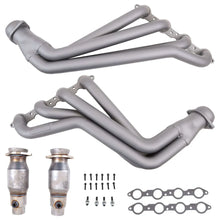 Load image into Gallery viewer, 2010-2015 BBK CAMARO LS3/L99 1-7/8 LONG TUBE HEADERS W/CATS SYSTEM (Titanium Ceramic)