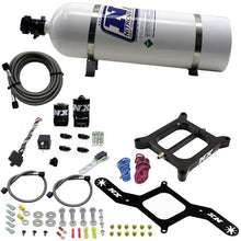 Load image into Gallery viewer, Nitrous Express 4150 RNC Conventional Plate System W/ .375in Solenoid W/ 15lb Bottle