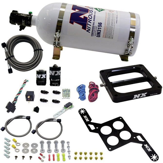 Nitrous Express 4500 RNC Conventional Plate System W/ .375in Solenoid W/ 10lb Bottle