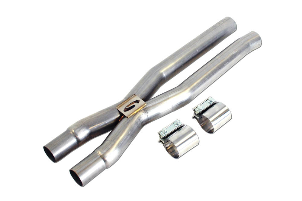 15-26 Mustang GT Steeda 304 Stainless Resonator Delete X-Pipe