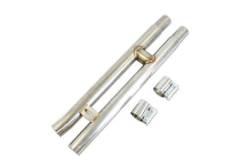 15-26 Mustang GT Steeda 304 Stainless Resonator Delete H-Pipe