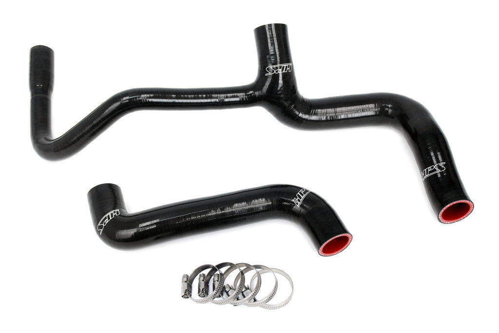 High Temp 3-ply Reinforced Silicone  Replaces OEM Rubber Radiator Coolant Hoses.