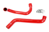High Temp 3-ply Reinforced Silicone  Replaces OEM Rubber Radiator Coolant Hoses.