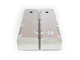 Canton 65-386 Valve Covers Big Block Ford 429/460 Fab Alum W/ Fill & PCV Ports