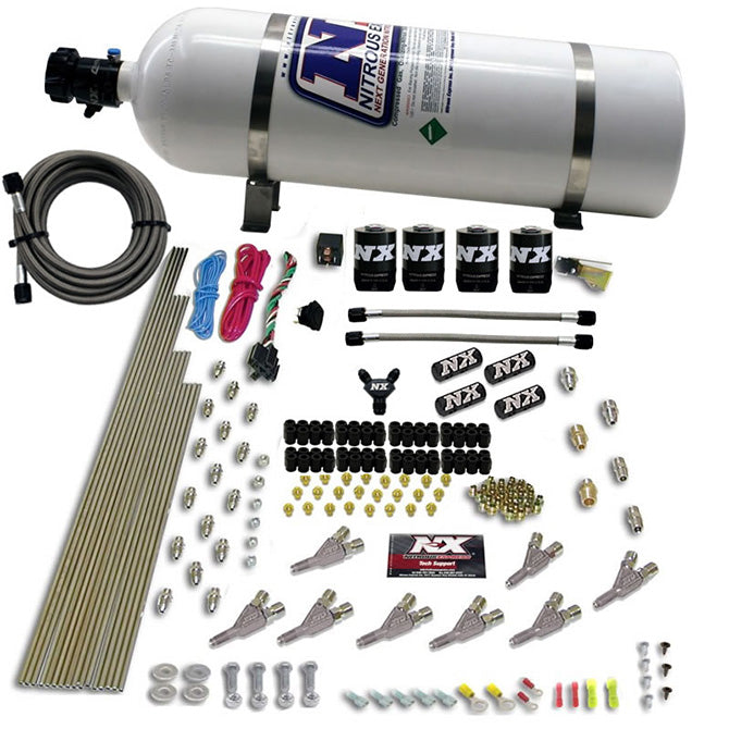 Nitrous Express STD NOZZLE SYSTEM WITH 12LB COMPOSITE BOTTLE