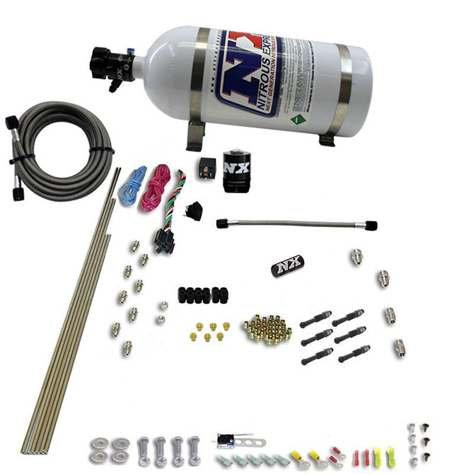 Nitrous Express 6-Cyl Dry Direct Port Nitrous System 10lb Bottle