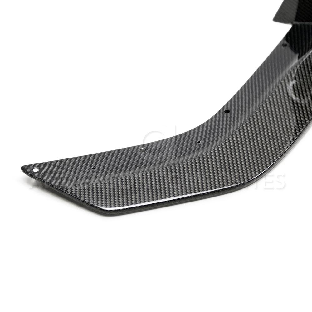 Anderson Composites AC-FBC20FDMU500 Carbon Fiber Front Splitter Wickers For 2020-2021 Ford Mustang Shelby GT500