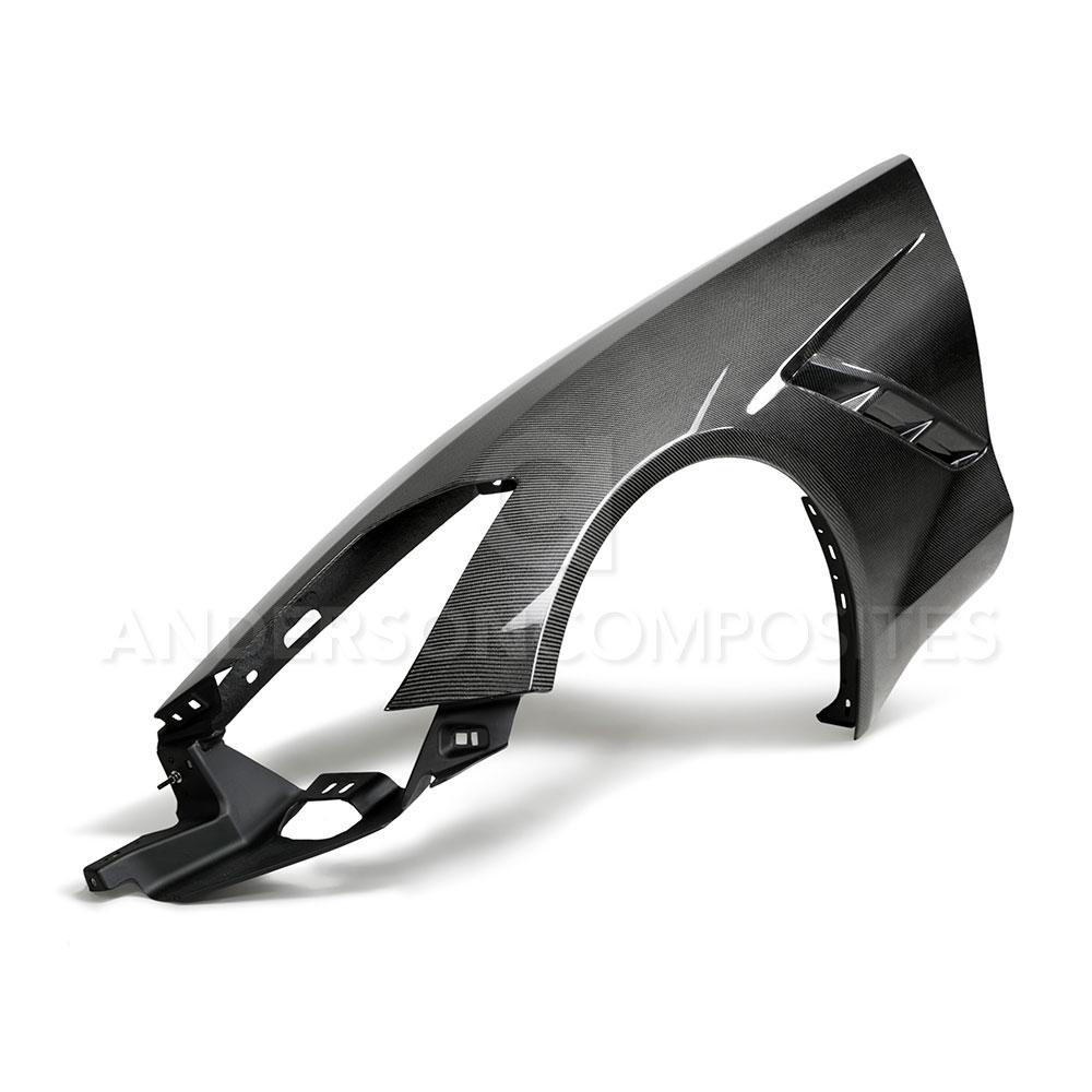 Anderson Composites AC-FF14CHC7-OE Carbon Fiber Fenders For 2014-2019 Chevrolet Corvette C7 Stingray