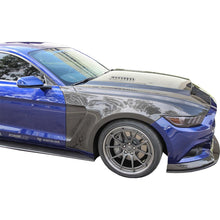 Load image into Gallery viewer, Anderson Composites AC-FF15FDMU-GR Type-GR (GT350 Style) Carbon Fiber Fenders For 2015-2017 Ford Mustang (pair)