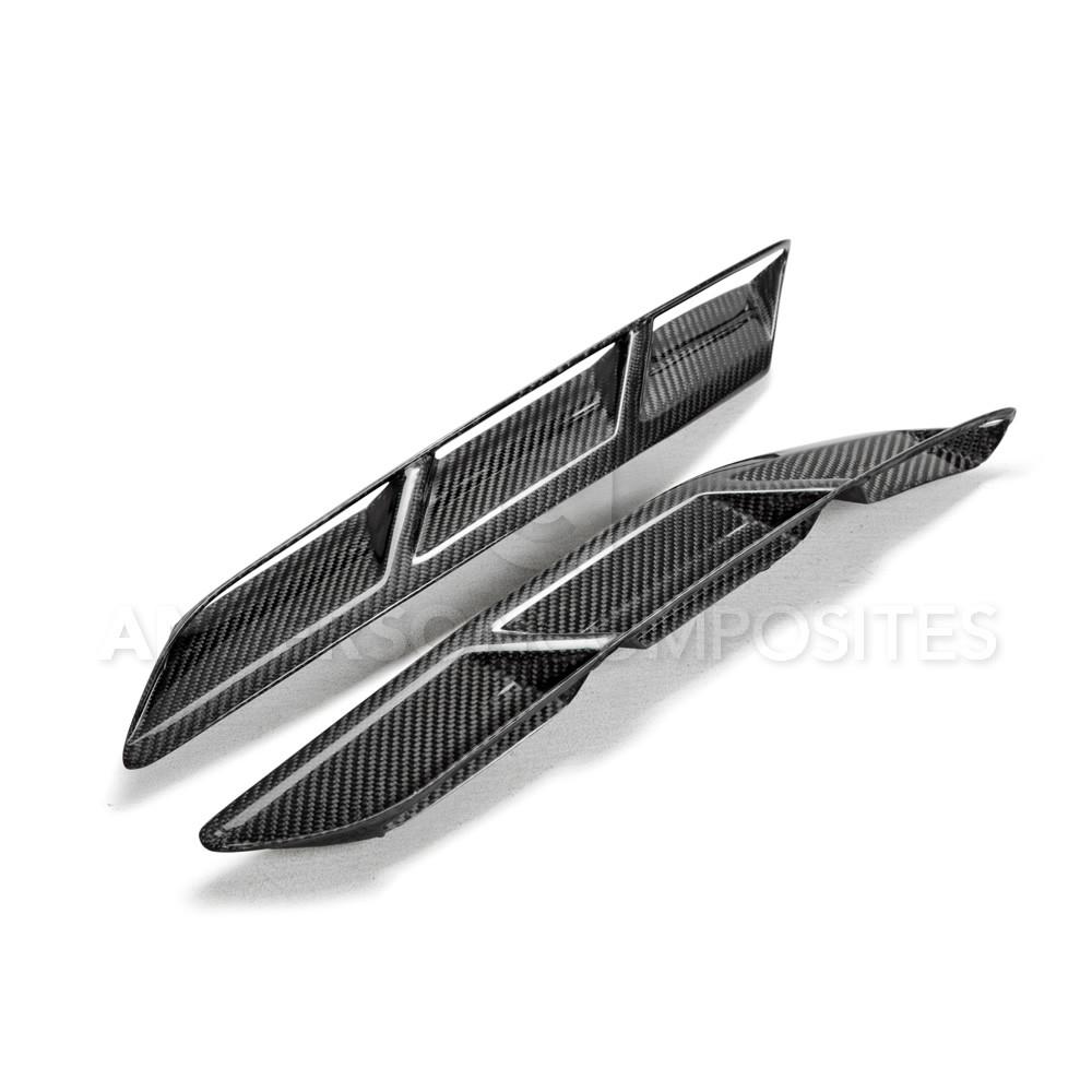 Anderson Composites AC-FFI14CHC7-OE Carbon Fiber Fender Vents For 2014-2019 Chevrolet Corvette C7 Stingray