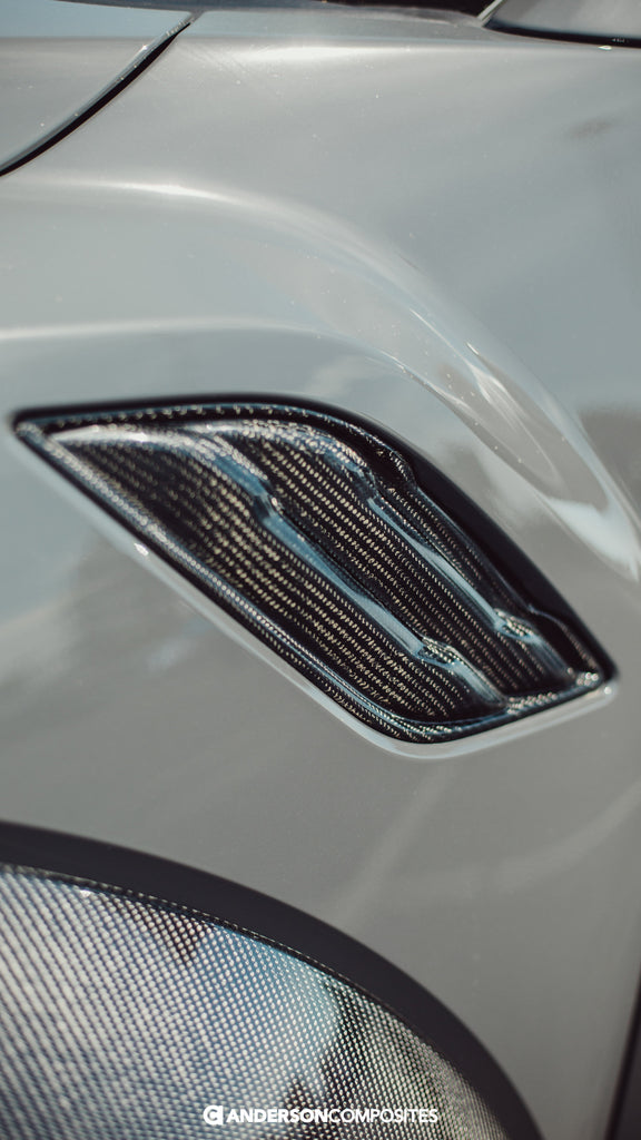 Anderson Composites AC-FFI17FDRA Type-OE Carbon Fiber Fenders Vents For 2017-2020 Ford Raptor
