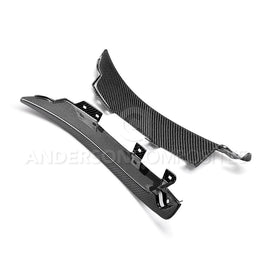 Anderson Composites AC-FSG15MU350 Carbon Fiber Rear Splash Guards For 2015-2020 Ford Mustang Shelby GT350