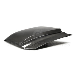 Anderson Composites AC-HD13FDMU-CJ Type-CJ Carbon Fiber Cowl Hood For 2013-2014 Ford Mustang