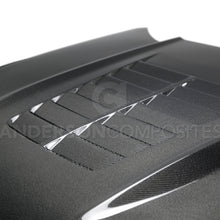 Load image into Gallery viewer, Anderson Composites AC-HD15FDMU-GT5-DS Type-GT5 Double Sided Carbon Fiber Hood For 2015-2017 Ford Mustang