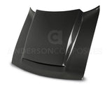 18-23 Challenger Anderson Composites AC-HD18DGCHDM-KB Type-DP Carbon Fiber Demon Style Cowl Hood