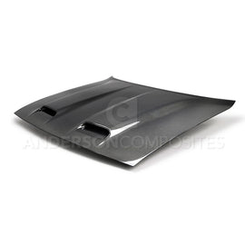 Anderson Composites AC-HD19DGCHHC-RE Type-RE (Dual Snorkel Style) Carbon Fiber Hood For 2019 Dodge Challenger Hellcat/Redeye