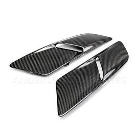 Anderson Composites AC-HV15FDMUGT-OE Type-OE Carbon Fiber Hood Vents For 2015-2017 Ford Mustang GT