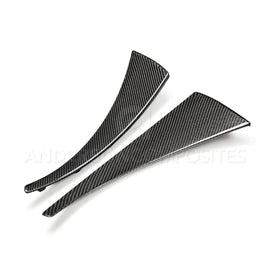 Anderson Composites AC-RMG14CHC7-OE Type-OE Carbon Fiber Rear Mud Flaps For 2014-2019 Chevrolet Corvette C7 Stingray/Z06