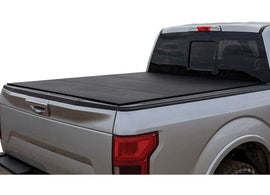 04-26 Ford F-150 LOMAX® Hard Tri-Fold Cover (Urethane Aluminum) 5.6 Ft Bed