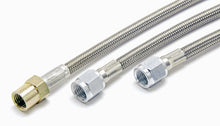 Load image into Gallery viewer, Stainless Steel Braided Line: Double -4 AN: Female: 11 In.: W/Bleeder Screw