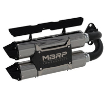 Load image into Gallery viewer, Polaris Stacked Dual Slip-on Muffler.