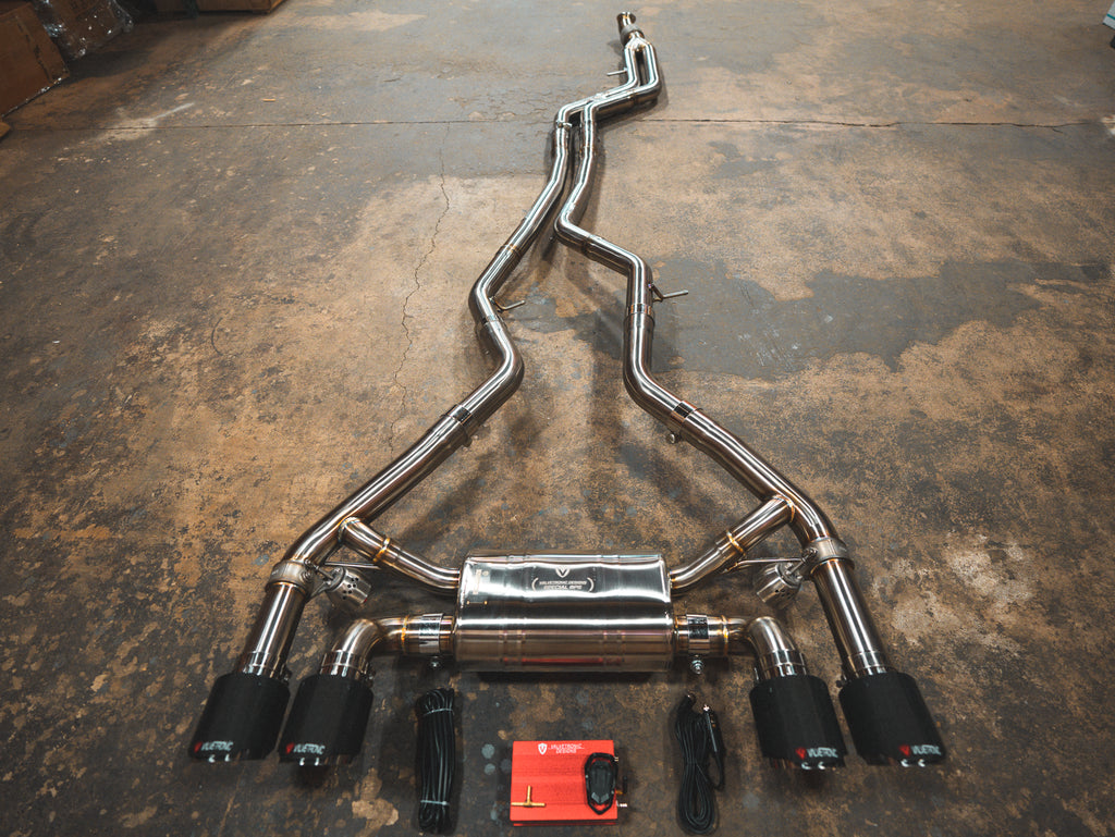 BMW M2 (N55) Valved Sport Exhaust System W/ 1x1 Carbon Tips