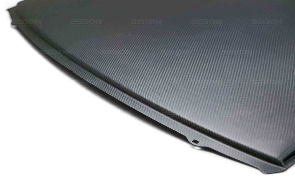 Seibon Carbon CR16HDCV2D-DRY Dry Carbon Roof Replacement For 2016-2020 Honda Civic Coupe* Dry Carbon Products Are Matte Finish