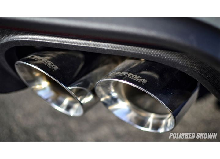 18-23 Mustang GT Coupe Corsa Performance 3" Xtreme Cat back Black Tips (Active Exhaust)
