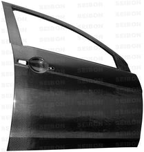 Load image into Gallery viewer, Seibon Carbon DD0809MITEVOX-F Carbon Fiber Doors For 2008-2015 Mitsubishi Lancer EVO X (FRONT)  *OFF ROAD USE ONLY