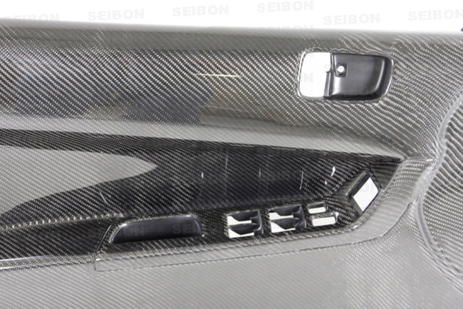 Seibon Carbon DP0809MITEVOX-F Carbon Fiber Front Door Panels For 2008-2015 Mitsubishi Lancer EVO X