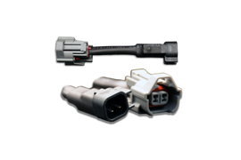 Set of 4 Denso (female) to US Car/EV6 (male) injector plug adaptors (padpdtou4)