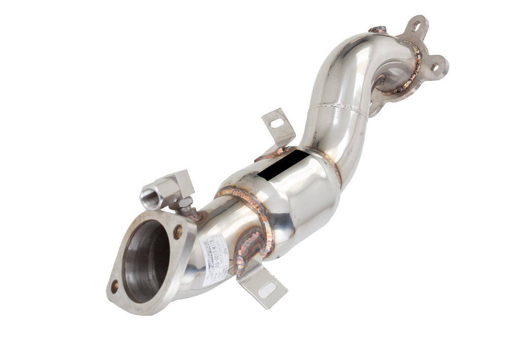 Chevrolet Camaro LTG Turbo 2016- Stainless Steel Dump Pipe With High Flow Metallic Cat; Exhaust Manifold Down Pipe