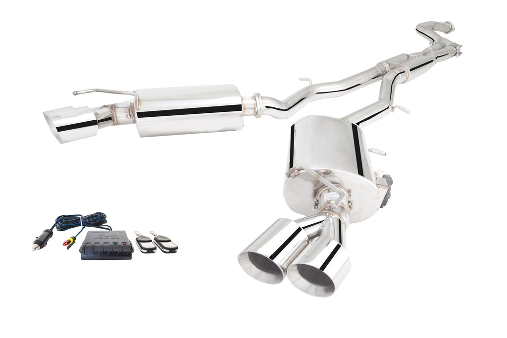 Chevrolet Camaro LTG 4CYL Turbo 2016- 3" Stainless Steel Cat Back System With Dual Varex Mufflers; Exhaust System Kit