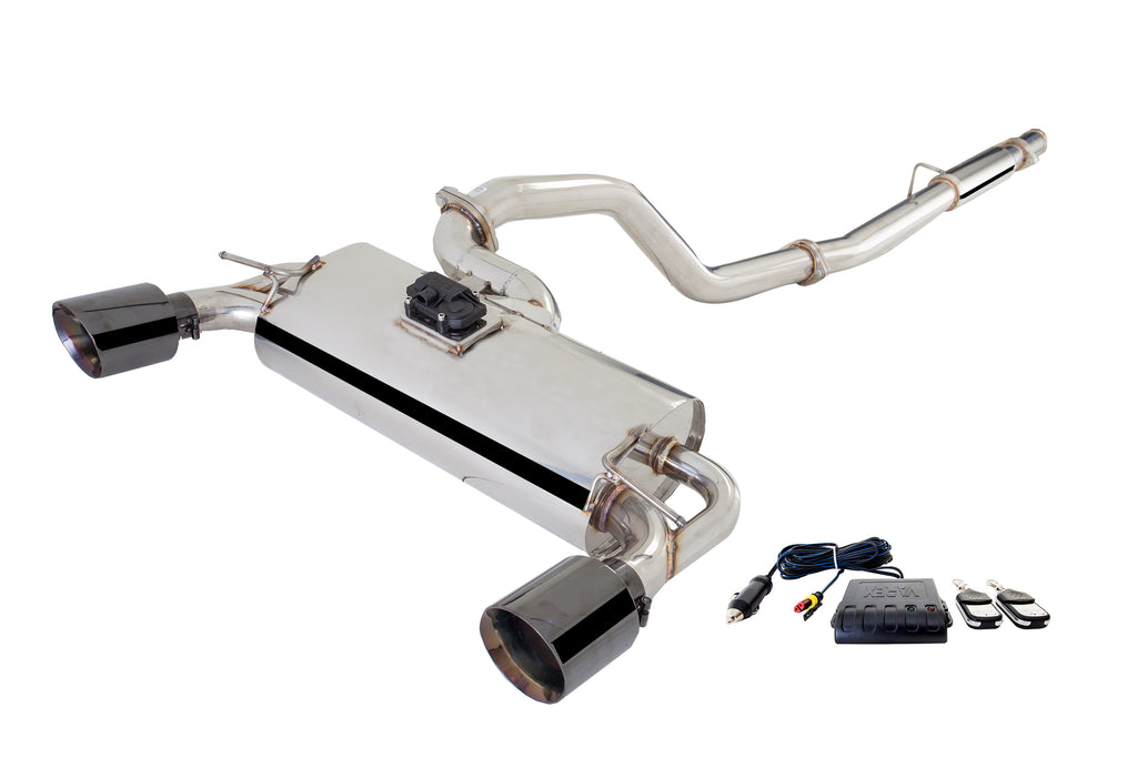 Ford Focus RS AWD Turbo 2016- Stainless Steel 3" Cat Back System With Varex Rear Muffler And Smartbox Controller; Exhaust System Kit