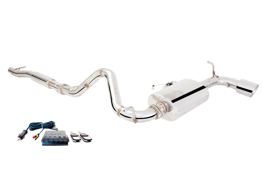 Jeep Wrangler 2012 On 21/2" Stainless Steel Cat Back System With Varex Muffler (Four Door Only); Exhaust System Kit