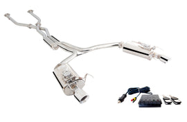 Lexus IS 250/350 6cyl 2005-2013 Dual Cat-Back System With Varex Mufflers; Exhaust System Kit