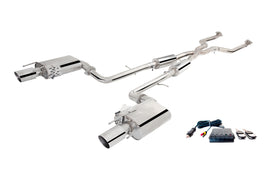 Lexus IS 250/350 6cyl 2014- Dual Cat-Back System With Varex Mufflers; Exhaust System Kit