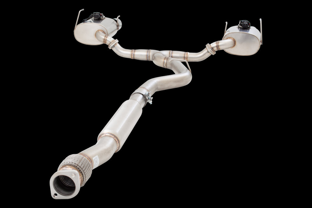 Subaru WRX/STI Sedan  Stainless Steel 3" High Flow Cat-Back System With Varex Rear Mufflers; Exhaust System Kit