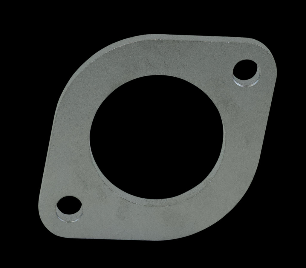 Flange 2 Bolt Laser Cut Wide 304SS 2.5"; Exhaust Flange