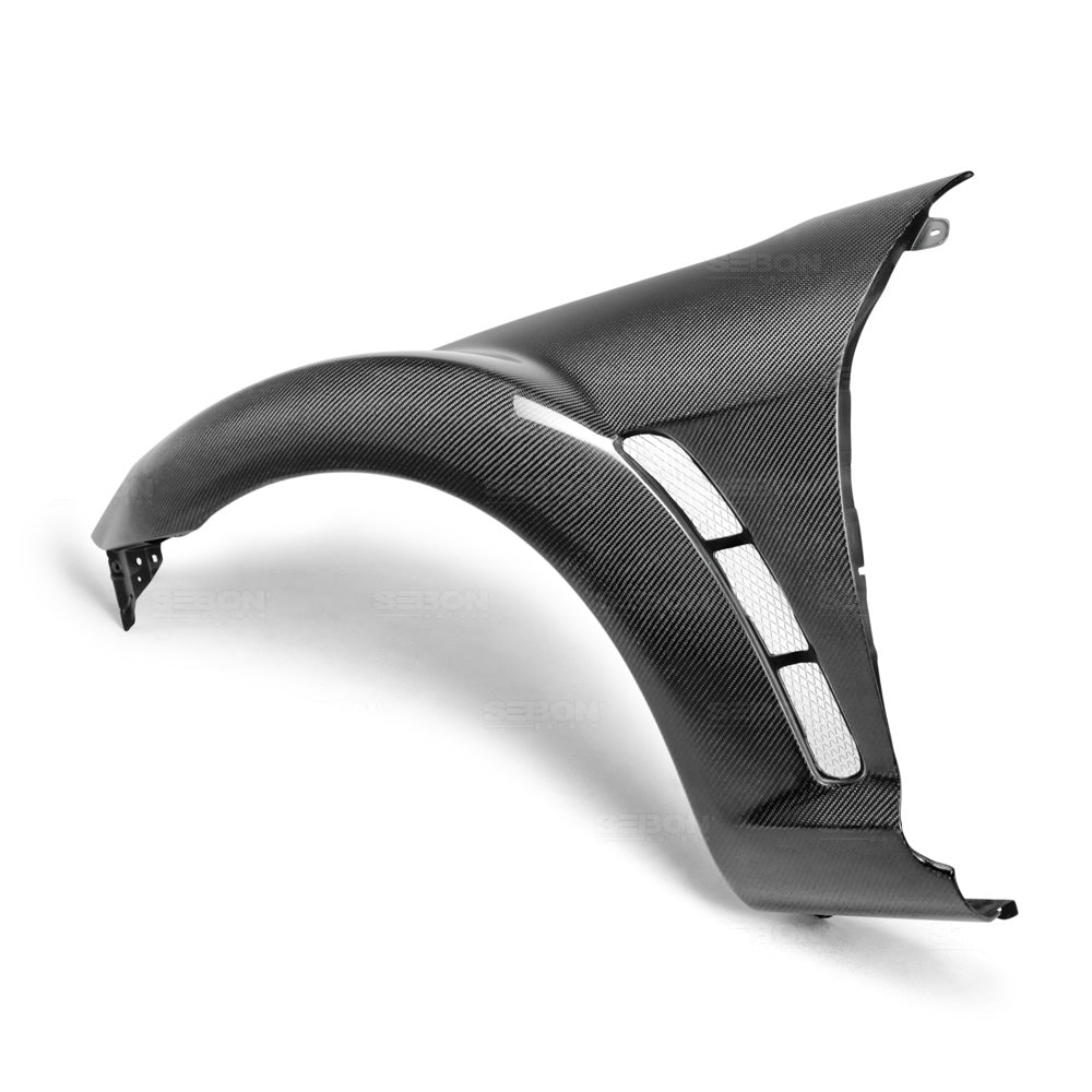 Seibon Carbon FF0405MZRX8 Carbon Fiber Fenders For 2004-2008 Mazda RX-8