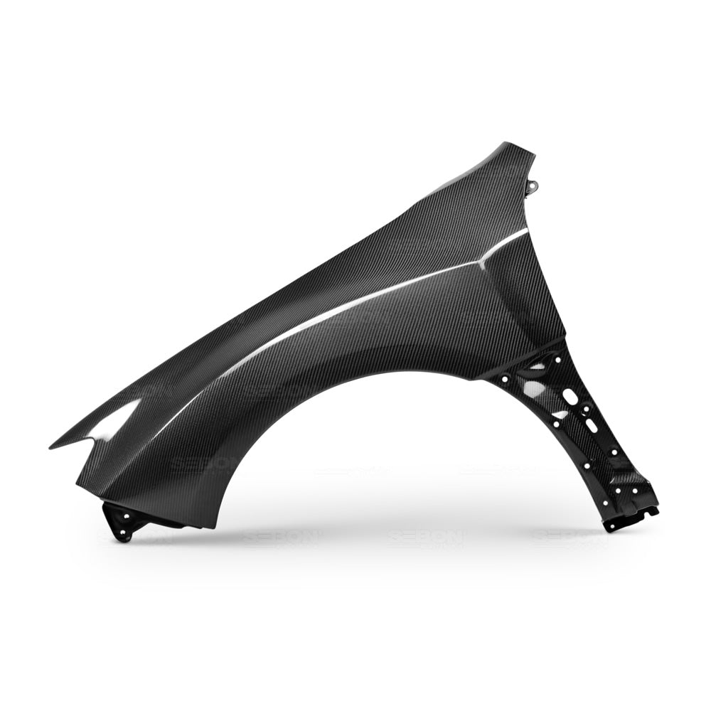 Seibon Carbon FF0809SBIMPSTI Carbon Fiber Fenders For 2008-2014 Subaru STi / 2011-2014 WRX