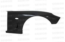 Load image into Gallery viewer, Seibon Carbon FF9396MZRX7 Carbon Fiber Fenders For 1993-2002 Mazda RX-7 (10mm Wider)