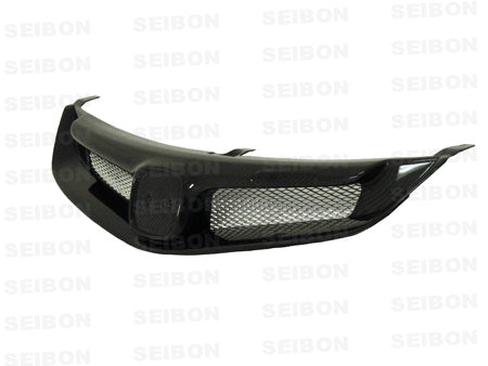 Seibon Carbon FG0608HDCV4J-MG MG-style Carbon Fiber Front Grille For 2006-2010 Honda Civic 4DR JDM