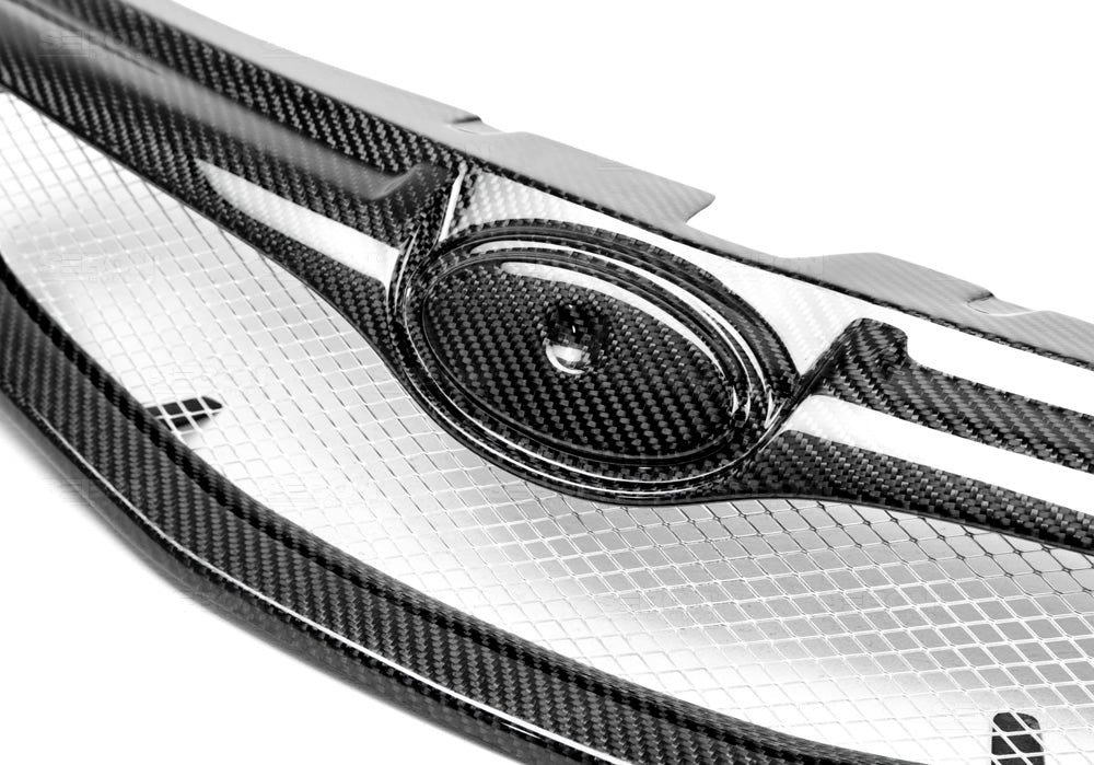 Seibon Carbon FG0809SBIMP-STI STI-style Carbon Fiber Front Grille For 2008-2010 Subaru WRX STi