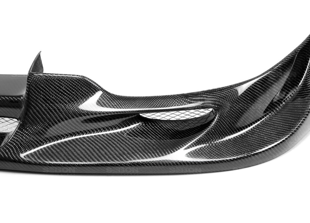 Seibon Carbon FL0203SBIMP-CW CW-style Carbon Fiber Front Lip For 2002-2003 Subaru Impreza / WRX