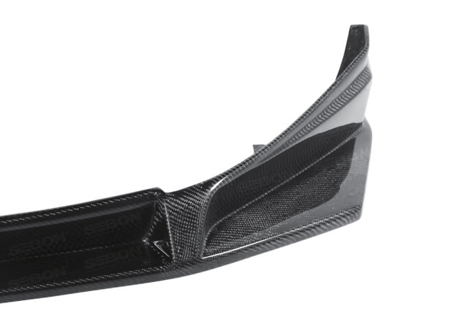 Seibon Carbon FL0910NS370-SR SR-style Carbon Fiber Front Lip For 2009-2010 Nissan 370Z