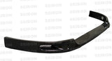 Seibon Carbon FL9398TYSUP-TJ TJ-style Carbon Fiber Front Lip For 1993-1998 Toyota Supra