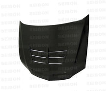 Load image into Gallery viewer, Seibon Carbon HD0305MITEVO8-TSII TSII-style Carbon Fiber Hood For 2003-2006 Mitsubishi Lancer EVO